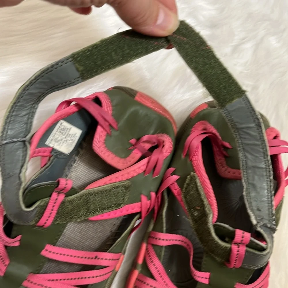 Jambu Army Green Pink Water Shoes Sandals